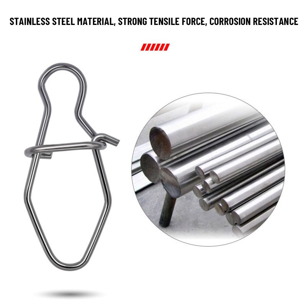 Tackle Box - กล่องอุปกรณ์ตกปลาอุปกรณ์เสริมเหยื่อตกปลา100ชิ้น/ล็อตตะขอเกี่ยวแบบหมุนได้อย่างปลอดภัย