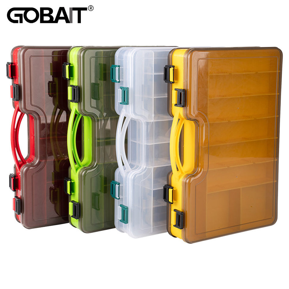Tackle Box - กล่องตกปลาขนาดใหญ่ Double Layer เหยื่อคอนเทนเนอร์แบบพกพา Lure Storage