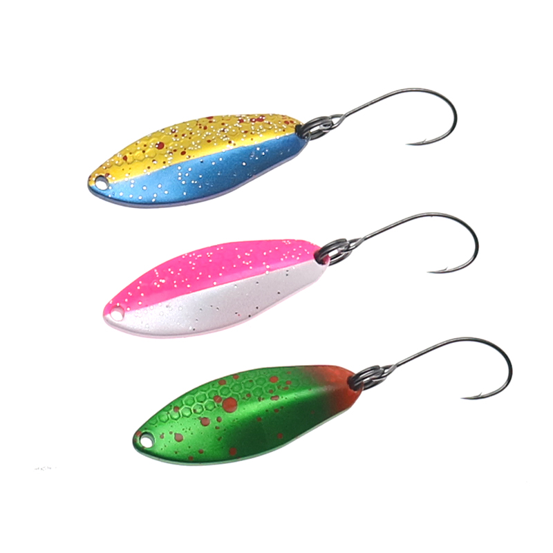 Trout Fishing Lure - เหยื่อตกปลาโลหะรูปทรงช้อน น้ำหนัก 2 กรัม 2.3 กรัม