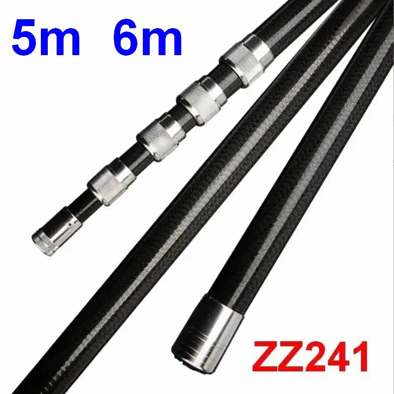 Landing Net Telescopic - ZZ241 ZZ290A คันเบ็ดจับตาข่ายตกปลา 5 ม. 6