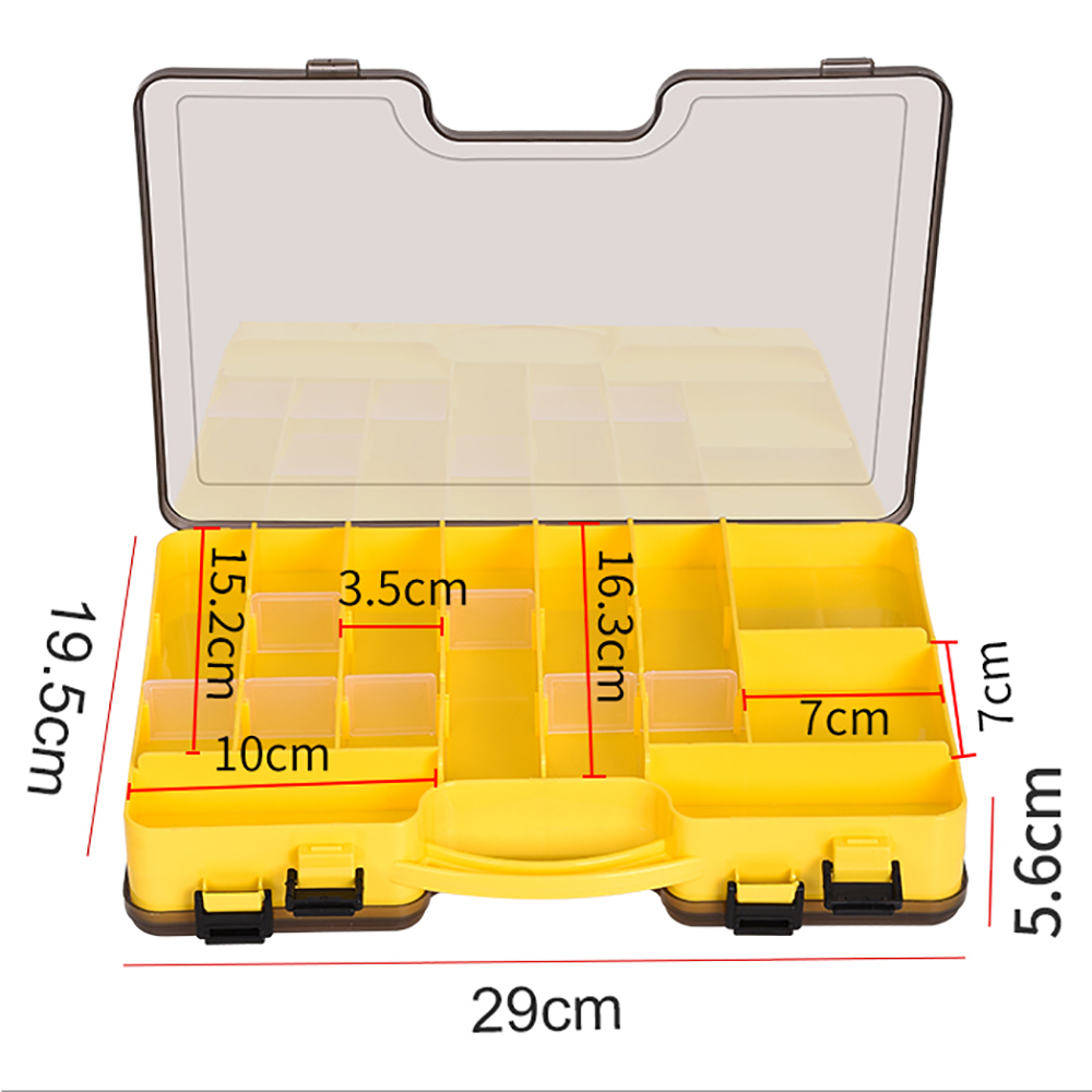 กล่องตกปลาขนาดใหญ่ Double Laye - Tackle Box บทวิจารณ์และราคา
