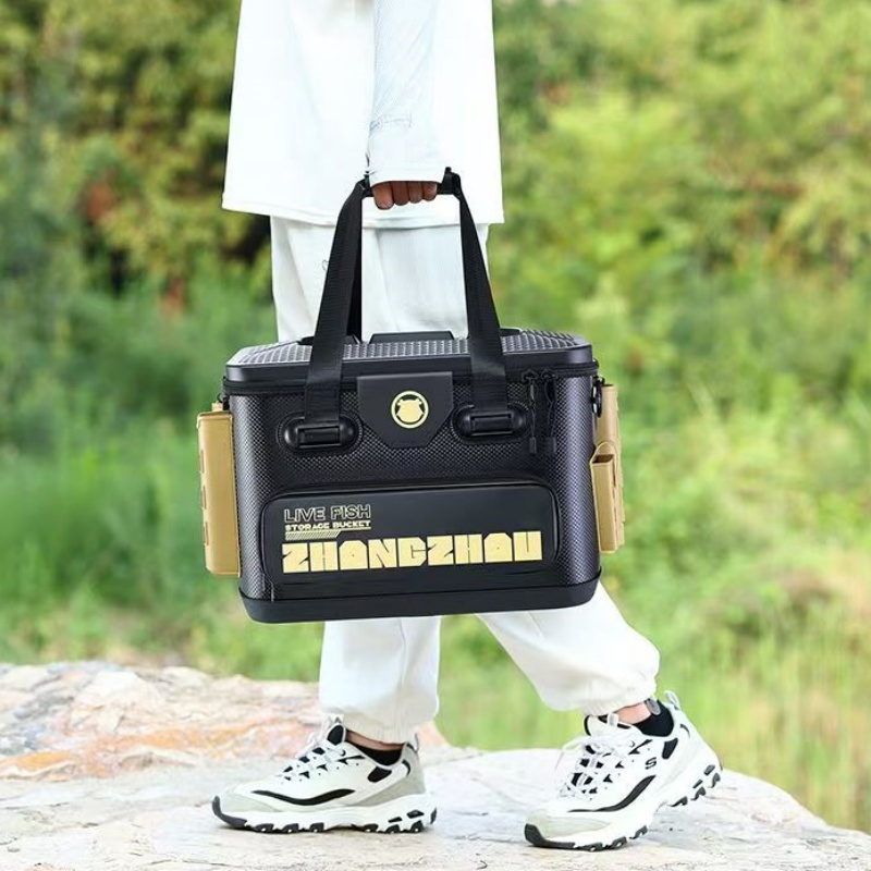 ถังตกปลา กล่องใส่ปลาสด แบบพกพา - Fishing Equipment Organizer บทวิจารณ์และราคา