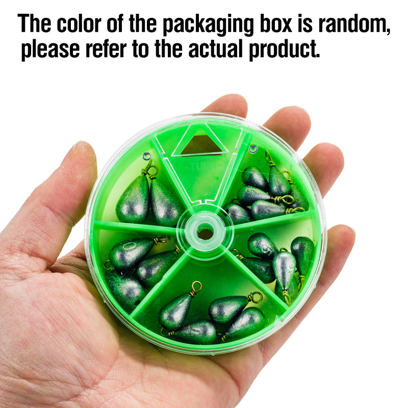 ตะกั่วตกปลาแบบหยดน้ำ 22 ชิ้น/ก - Tackle Box บทวิจารณ์และราคา