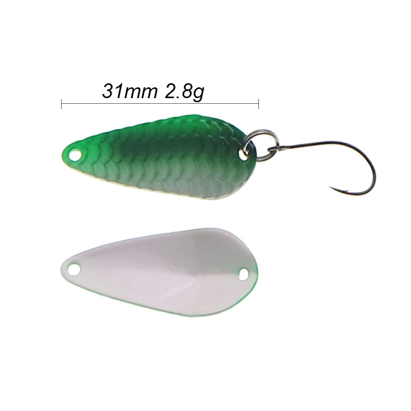 ปลาเทราท์ช้อนตะขอเดี่ยว Spinni - Trout Fishing Lure บทวิจารณ์และราคา