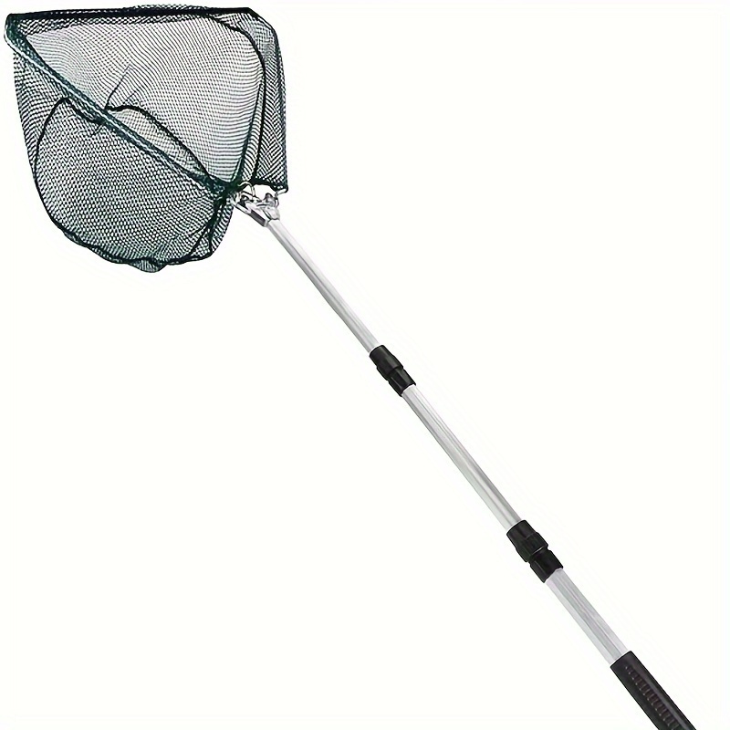 ตาข่ายดักปลาแบบพับได้ รูปทรงสา - Landing Net Telescopic บทวิจารณ์และราคา