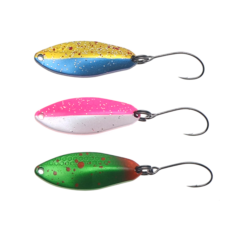 เหยื่อตกปลาโลหะรูปทรงช้อน น้ำห - Trout Fishing Lure บทวิจารณ์และราคา