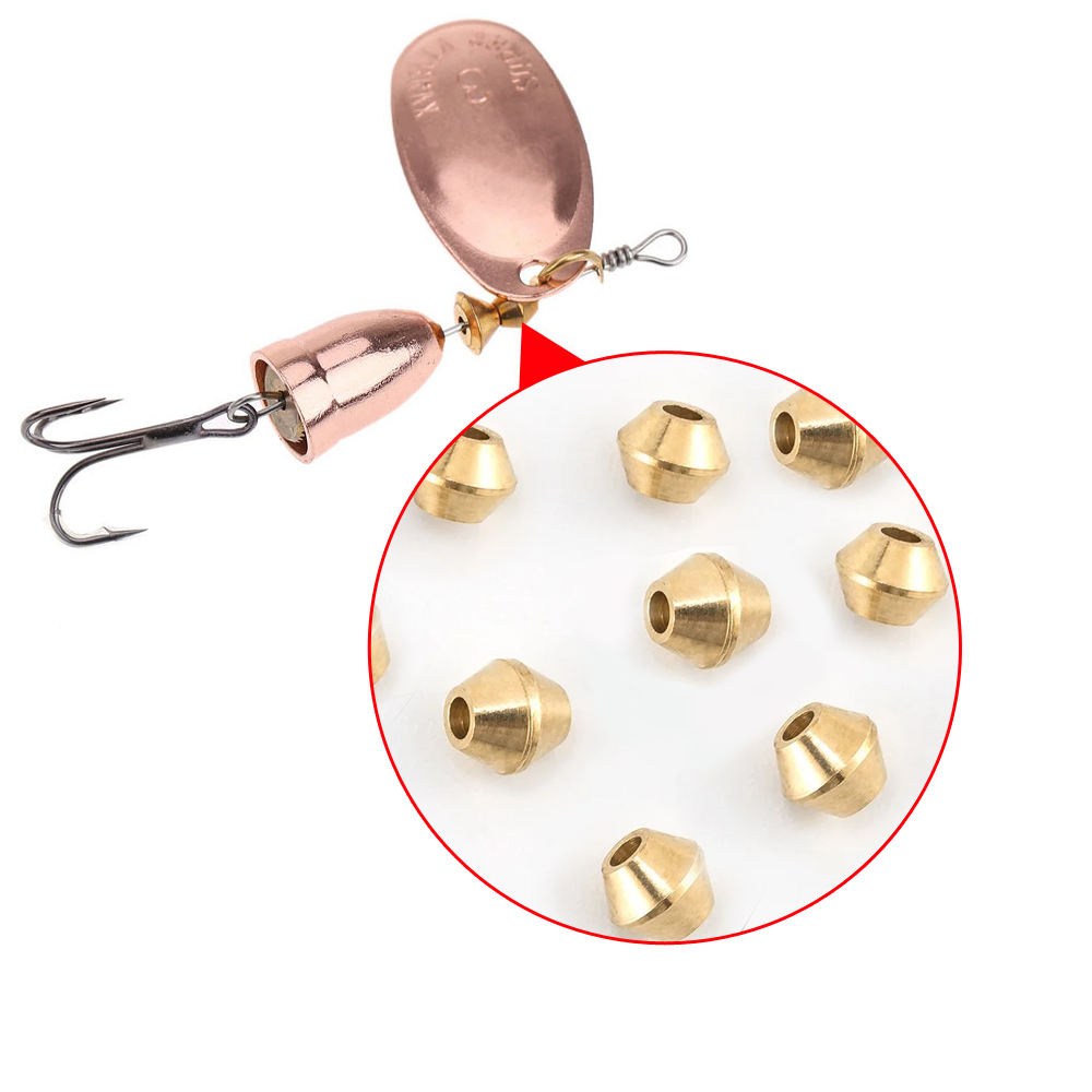 ลูกปัดทองเหลืองสำหรับทำเหยื่อต - Trout Fishing Lure บทวิจารณ์และราคา