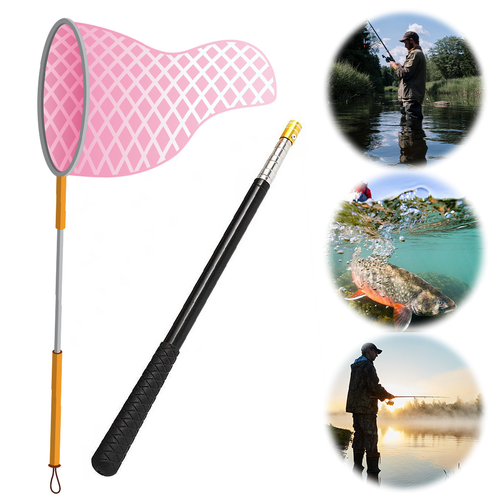 Retractable Telescopic Landing - Landing Net Telescopic บทวิจารณ์และราคา