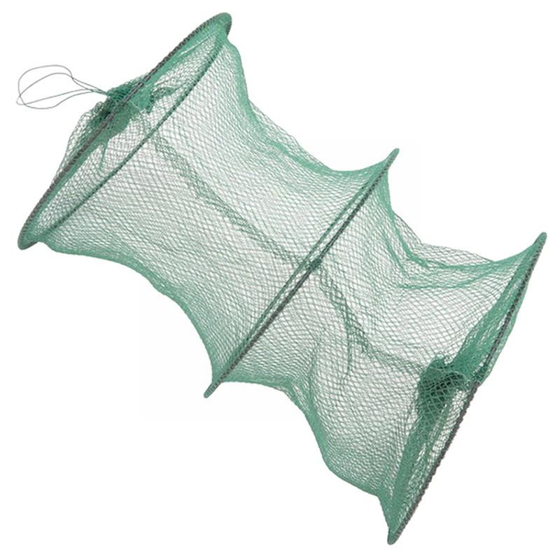 พับรอบตาข่ายไนลอนกรอบโลหะปูตกป - Landing Net Telescopic บทวิจารณ์และราคา