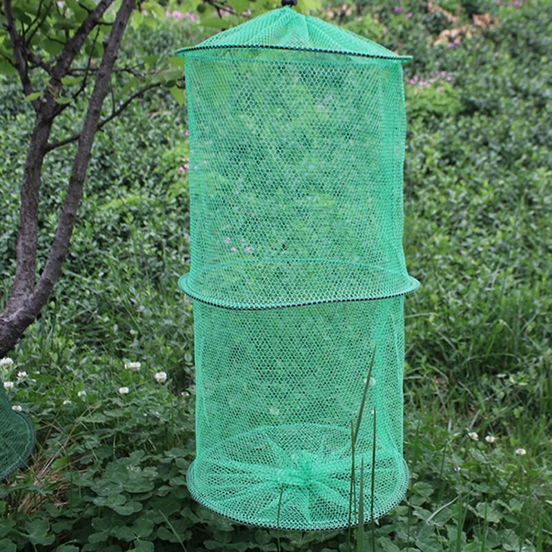 พับรอบตาข่ายไนลอนกรอบโลหะปูตกป - Landing Net Telescopic บทวิจารณ์และราคา