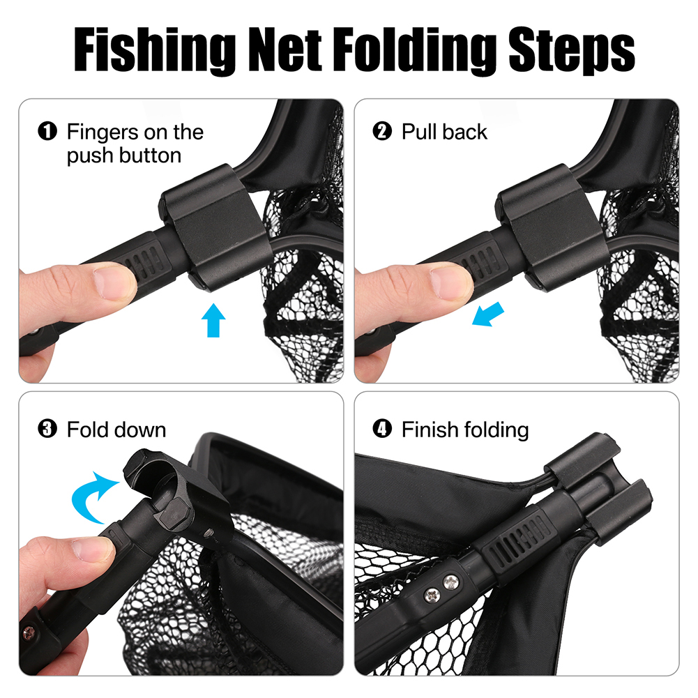 ตาข่ายดักปลาแบบลอยน้ำสำหรับตกป - Landing Net Telescopic บทวิจารณ์และราคา