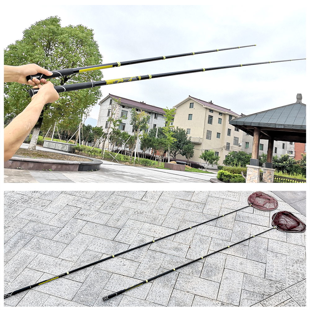 JOSBY น้ําหนักเบา Telescopic ค - Landing Net Telescopic บทวิจารณ์และราคา